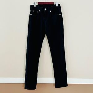 NWT Teen Boy True Religion Black Cotton Jeans - Rocco Skinny Size 14 Inseam 29"